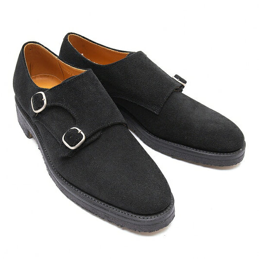 JOHN LAWRENCE SULLIVAN Suede Shoes Black Size 7 (25cm)