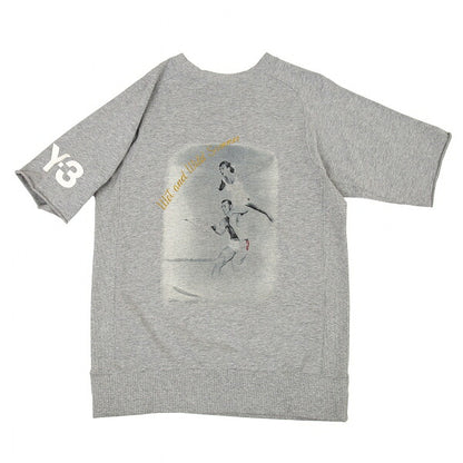 Y-3 Back Photo Print Short Sleeve Sweatshirt Size S