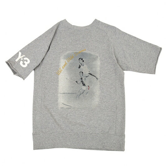 Y-3 Back Photo Print Short Sleeve Sweatshirt Size S