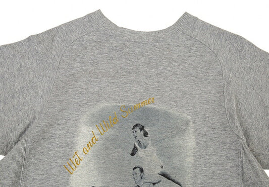 Y-3 Back Photo Print Short Sleeve Sweatshirt Size S