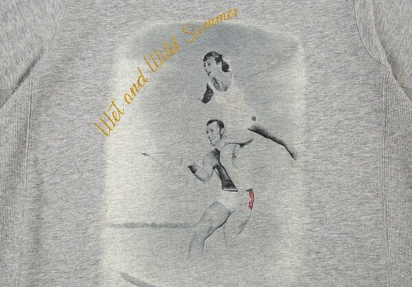 Y-3 Back Photo Print Short Sleeve Sweatshirt Size S