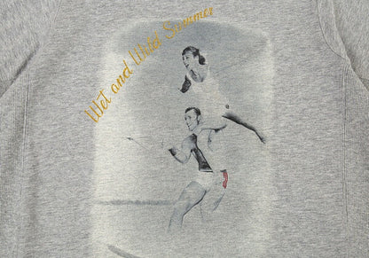 Y-3 Back Photo Print Short Sleeve Sweatshirt Size S