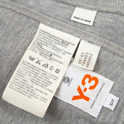 Y-3 Back Photo Print Short Sleeve Sweatshirt Size S