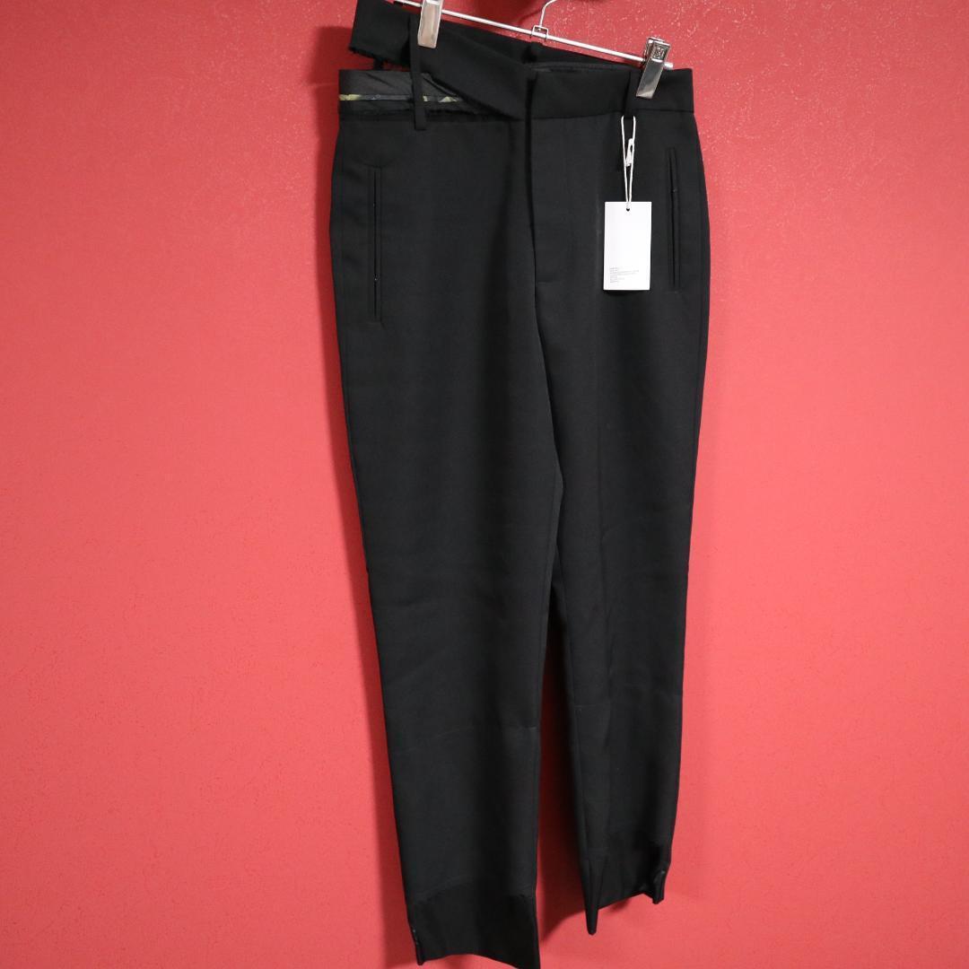 DELADA Black Slim Detail Trousers Size 46