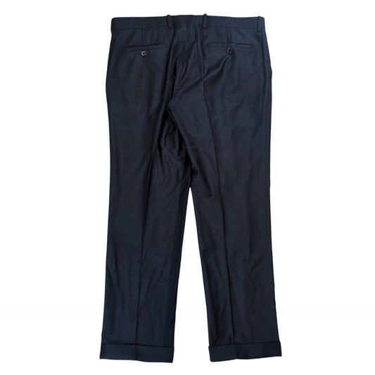 HERMES Cashmere Blend Center Press Slacks Pants Size 46