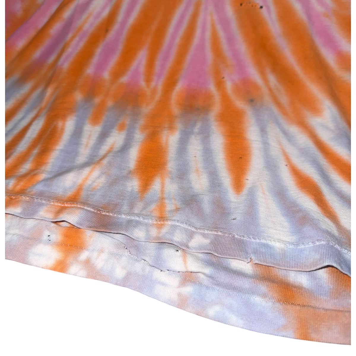 NINE INCH NAILS 90s Spiral Tie-Dye Creature T-Shirt Size XL