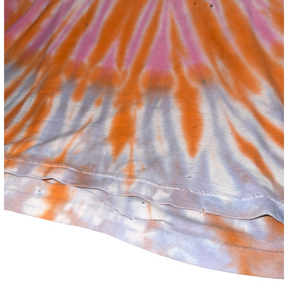 NINE INCH NAILS 90s Spiral Tie-Dye Creature T-Shirt Size XL