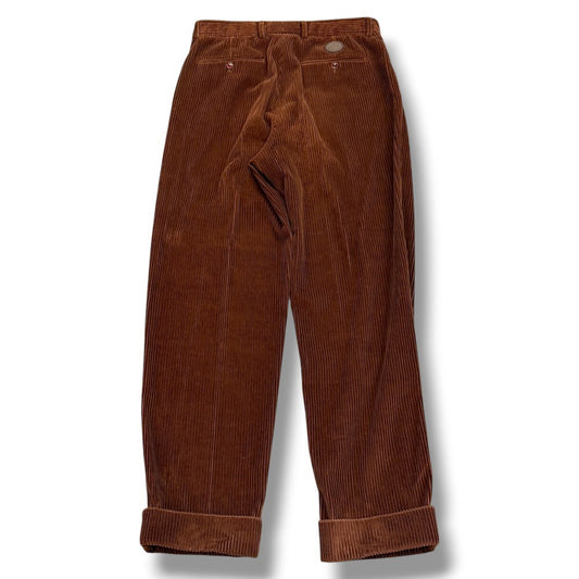 GUCCI 21SS Corduroy Wide Tapered Pants Brown Size 48