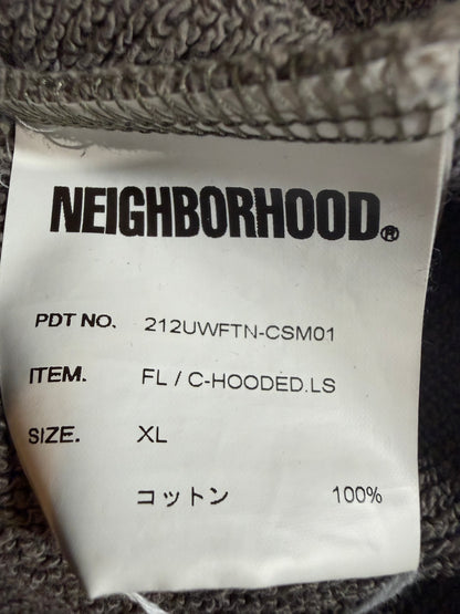 Neighborhood x FUTURA LABORATORIES Hoodie Gray Size XL