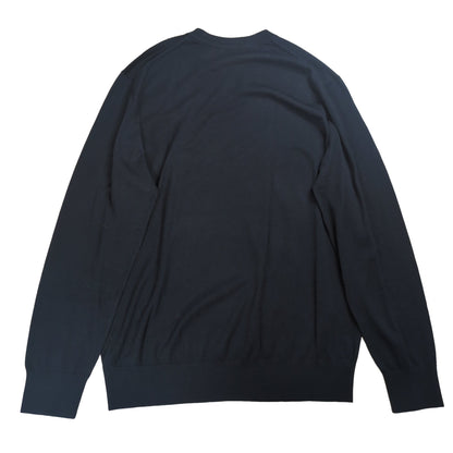 PRADA Logo Embroidered Wool Hoodie Size 54