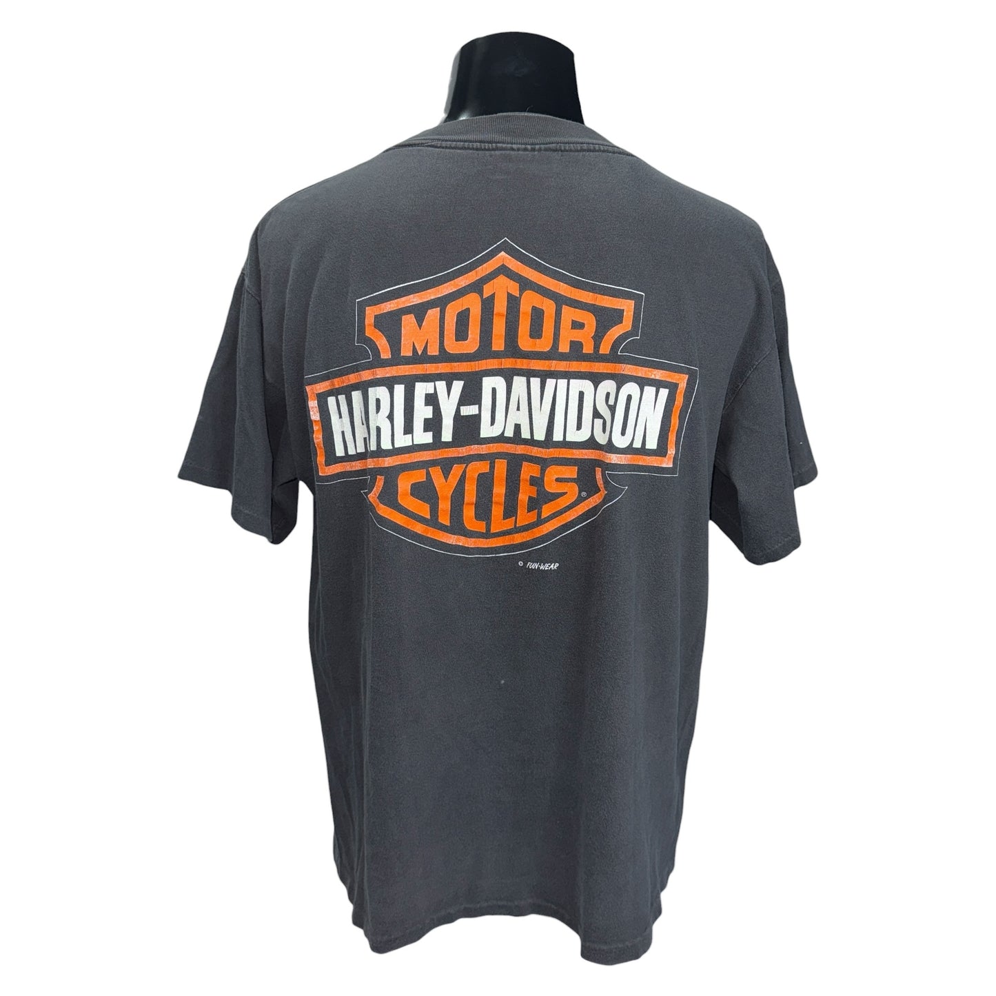 HARLEY-DAVIDSON 90s Vintage Taz Devil Double Sided Size L