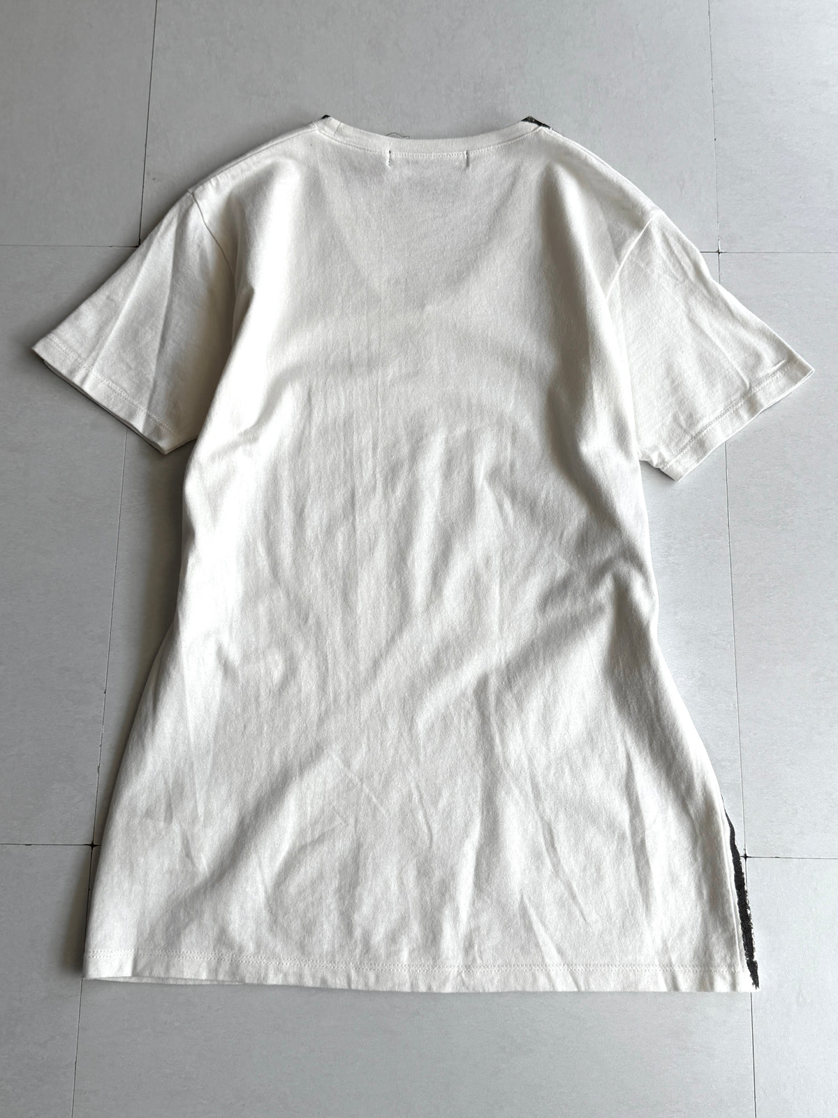 FUGA Distressed Typography Tee Size 44