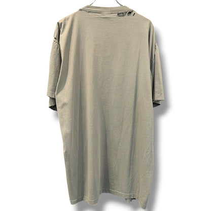 BALENCIAGA 25SS Human Being Print T-Shirt Gray Size 3