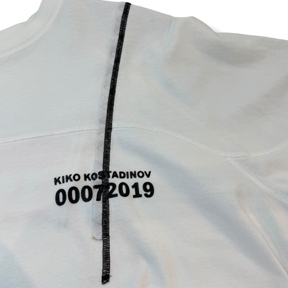 KIKO KOSTADINOV 19AW Midnight Stripe T-Shirt White Size L