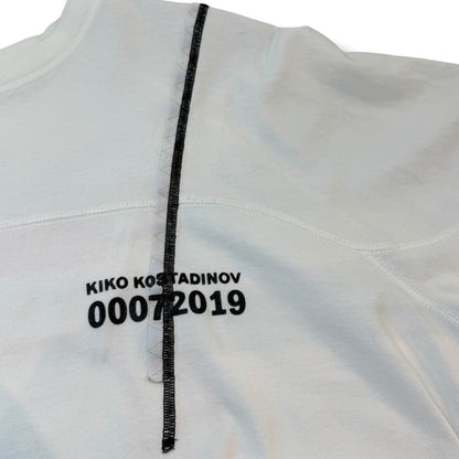 KIKO KOSTADINOV 19AW Midnight Stripe T-Shirt White Size L