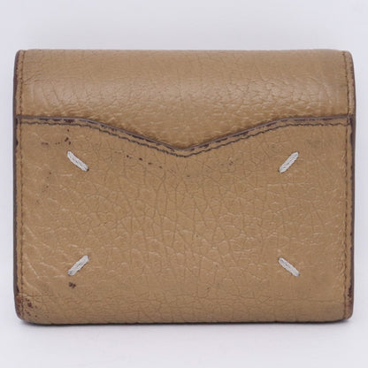 Maison Margiela Brown Leather Envelope Mini Wallet Size F