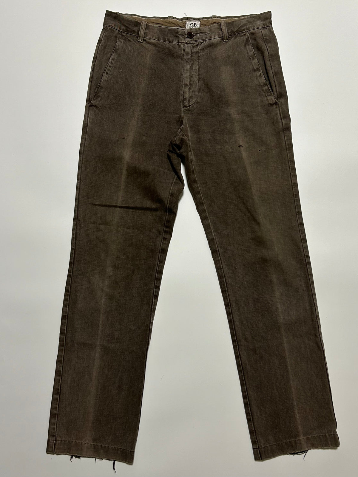 C.P.COMPANY AW07 Distressed Pants Brown Size 46