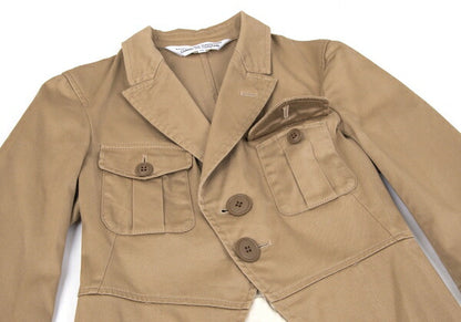 COMME des GARCONS Cotton Stretch Swallowtail Jacket Size XS