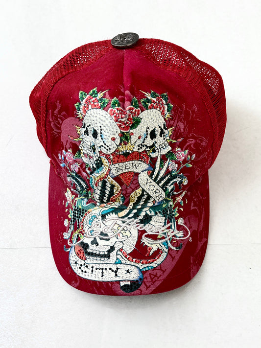 Edhardy Skull Design Cap Size F