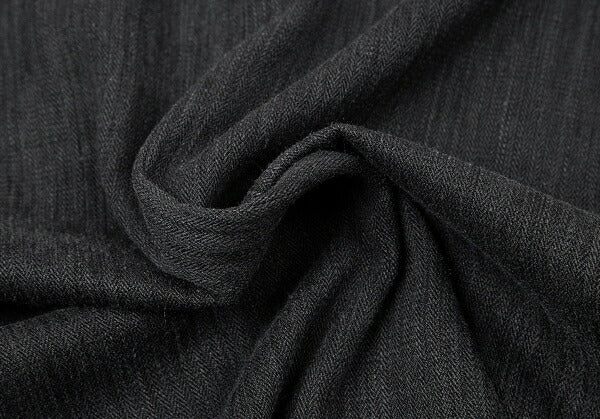 Papas Cotton Herringbone 3-Button Jacket Charcoal Size L48
