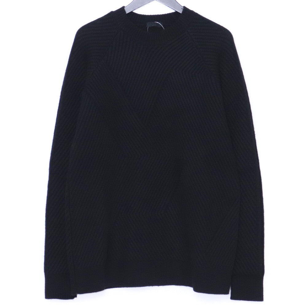 Devoa Wool Knit Sweater Black Size 3
