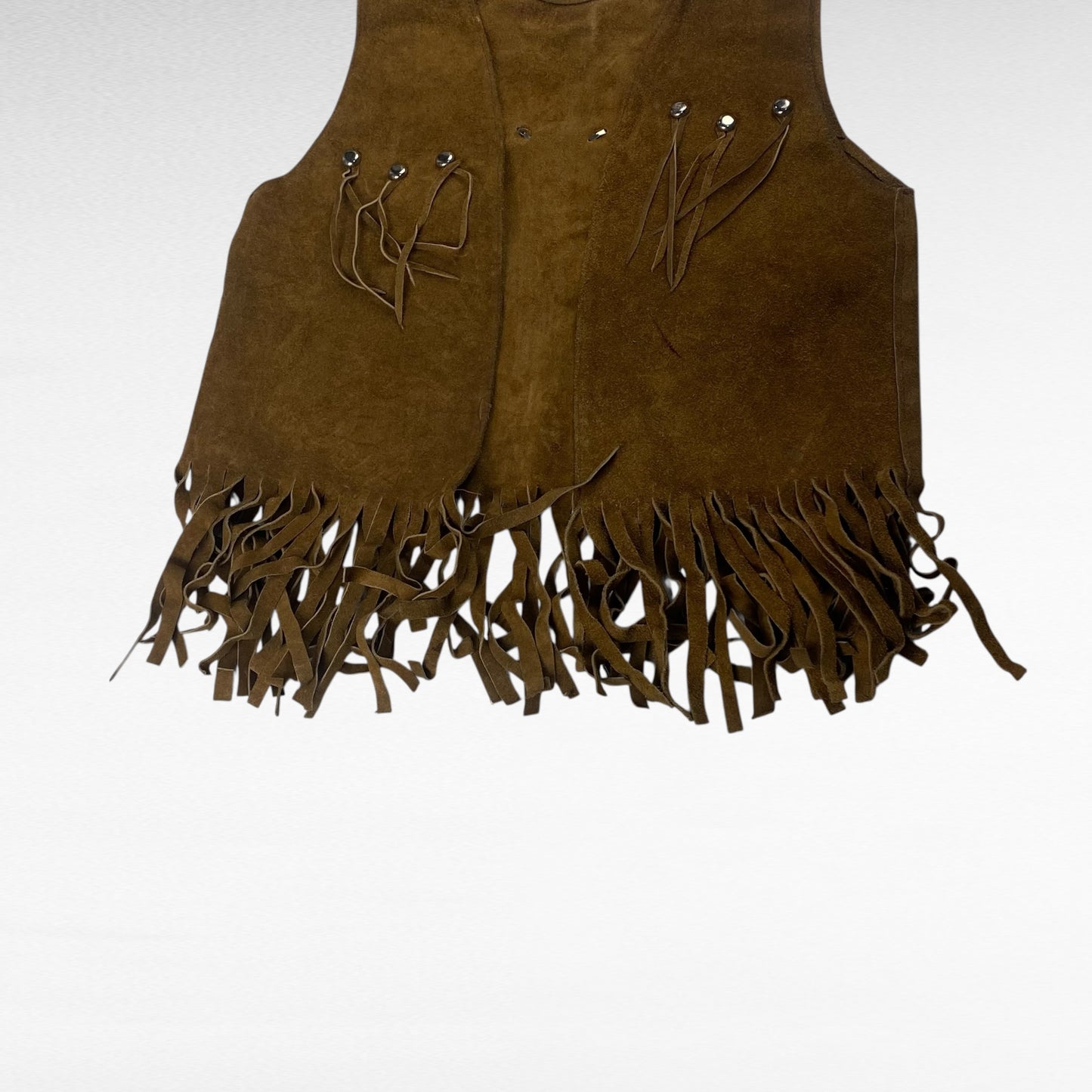 unknown Leather Vest Brown Size S