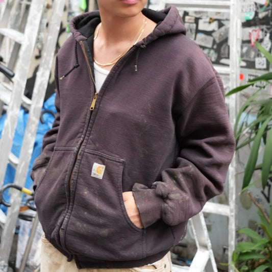 Parker carhartt 00s J149 Faded Brown Parka Size S