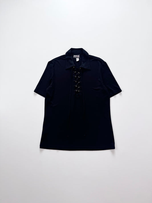 Jean Paul Gaultier 90s Black T-Shirt Size XS