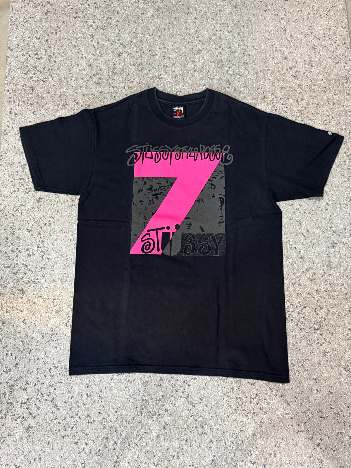 STUSSY KAGOSHIMA Chapt 7th Anniv. T-Shirt Black Size M