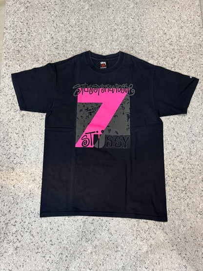 STUSSY KAGOSHIMA Chapt 7th Anniv. T-Shirt Black Size M