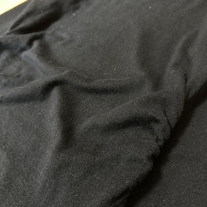 MM6 07AW Black Wool Cashmere Gather Knit Sweater