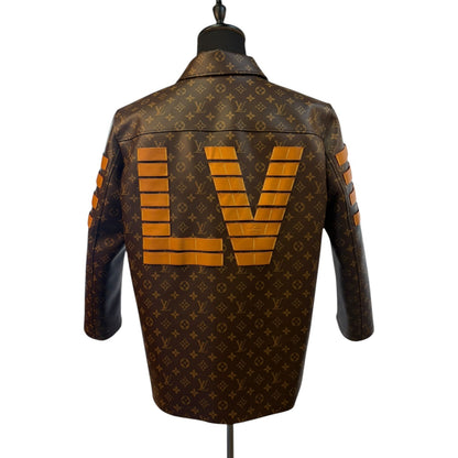 Louis Vuitton x Virgil Abloh 22SS Monogram Military Jacket Size L