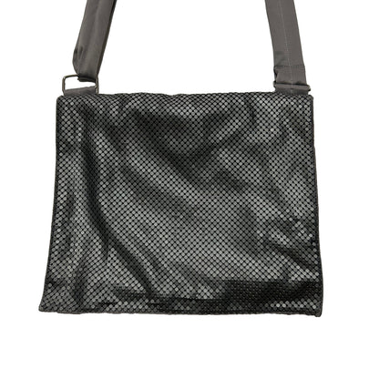 ARMANI EXCHANGE 2000s Metal Mesh Shoulder Bag Silver