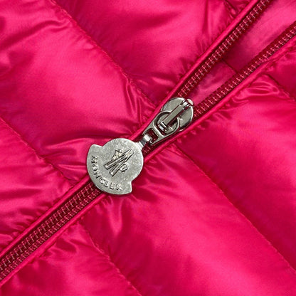 MONCLER AMITA Layered Ruffled Hem Light Jacket Pink Size 3