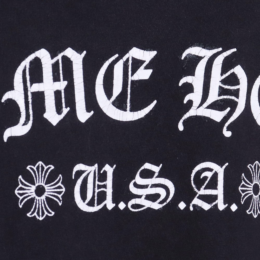 CHROME HEARTS USA Back Arch Logo Pocket T-Shirt Black Size M