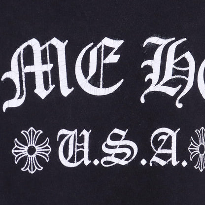 CHROME HEARTS USA Back Arch Logo Pocket T-Shirt Black Size M