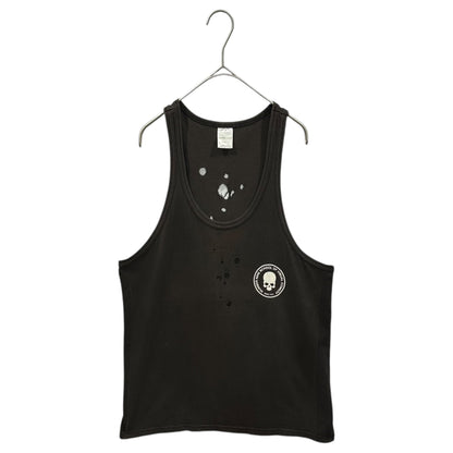 NUMBER (N)INE 01SS "TIME" Perforated Skull Tank Top Size 4