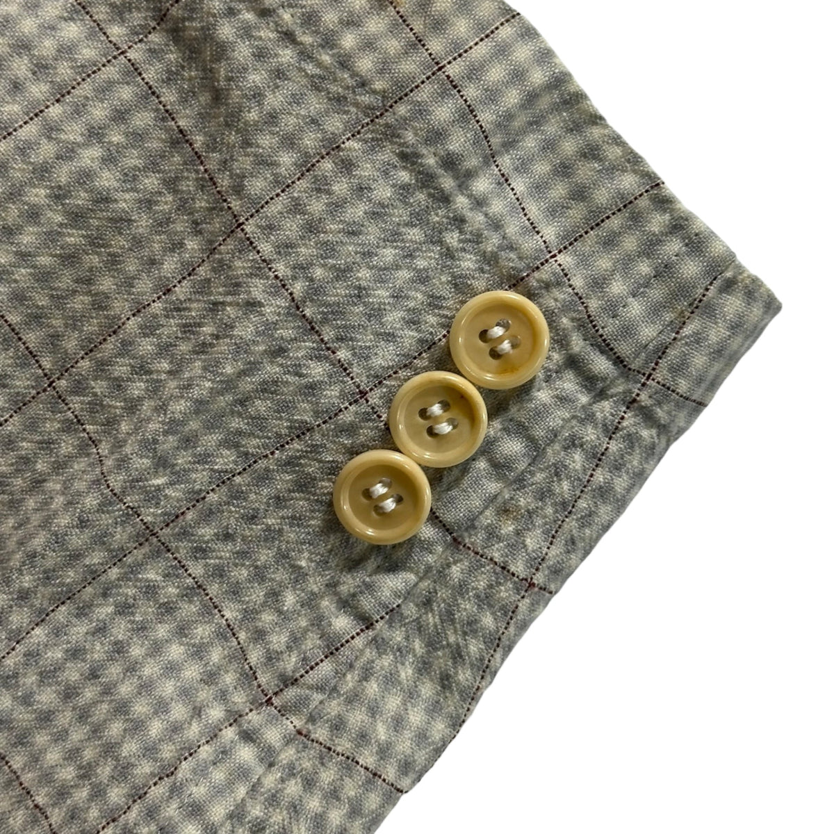 COMME des GARCONS HOMME 94SS Vintage Check Jacket Size M