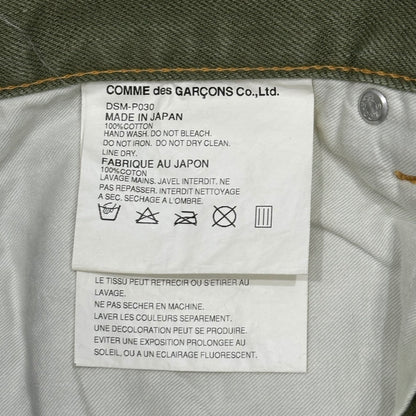 CDG JW MAN 07SS Back Roundel Print Denim Pants Multi Size M