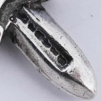 CHROME HEARTS #5 Dagger Zip Charm Necklace Size #5