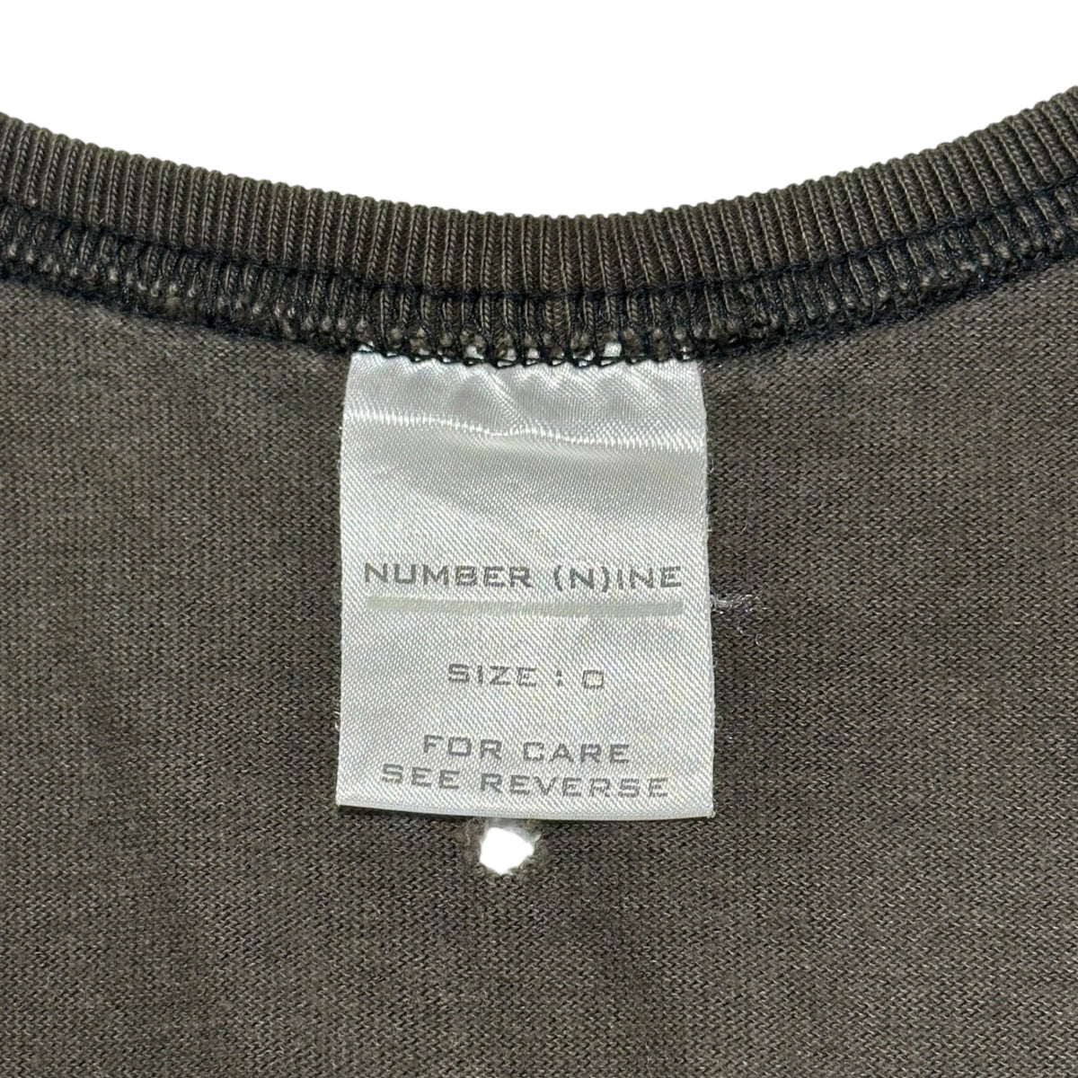 NUMBER (N)INE 01SS TIME Perforated Skull Tank Top Size 0