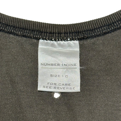 NUMBER (N)INE 01SS TIME Perforated Skull Tank Top Size 0