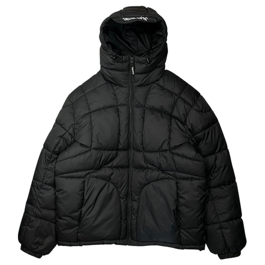 SUPREME 21AW Warp Hooded Puffy Jacket Black Size M