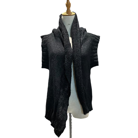 Y's 00s Loose-Knit Short-Sleeve Bolero Black Size 3
