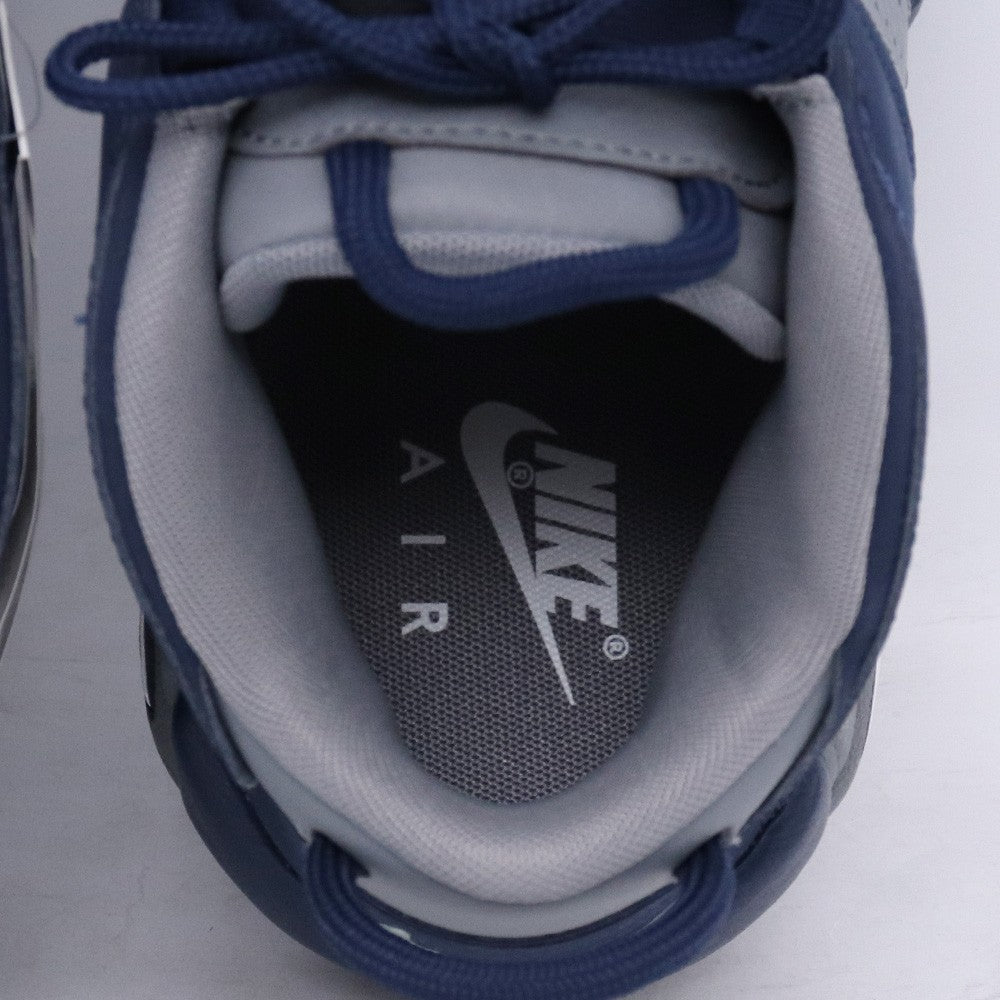 NIKE Air More Uptempo '96 Cool Grey Navy Sneakers Size 29cm