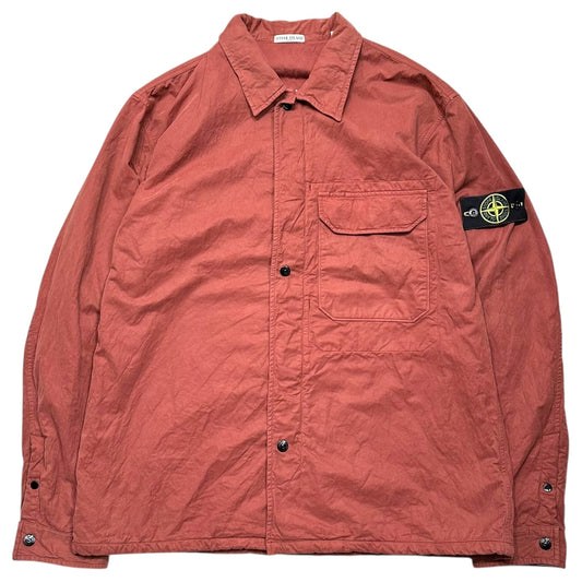 STONE ISLAND 06AW Garment-Dyed Cotton Jacket Red Size XL