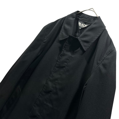 BLACK COMME des GARCONS 11AW Polyester Coat Black Size M
