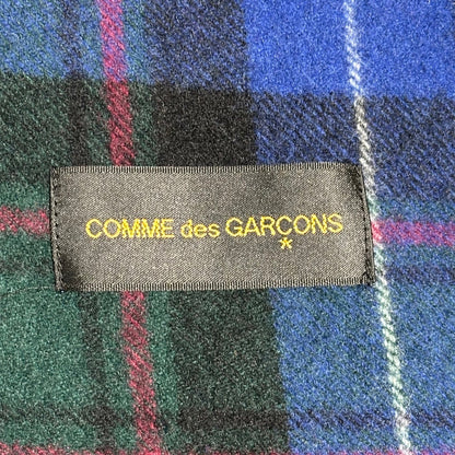 COMME des GARCONS 03AW Logo Print Check Jacket Size FREE