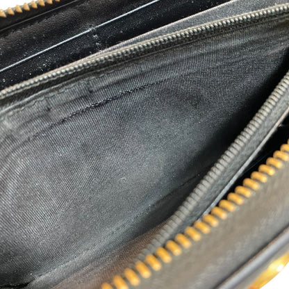 GUCCI GG Marmont Zip Around Wallet Black Size F