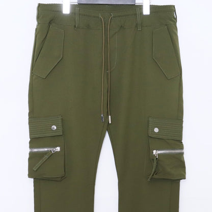 MLVINCE Type-4 Slim Stretch Cargo Pants Khaki Size 34
